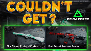 How to get the SECRET PROTOCOL CRATES For M14 and M4A1 in Delta Force | Hidden Crate Locations Guide