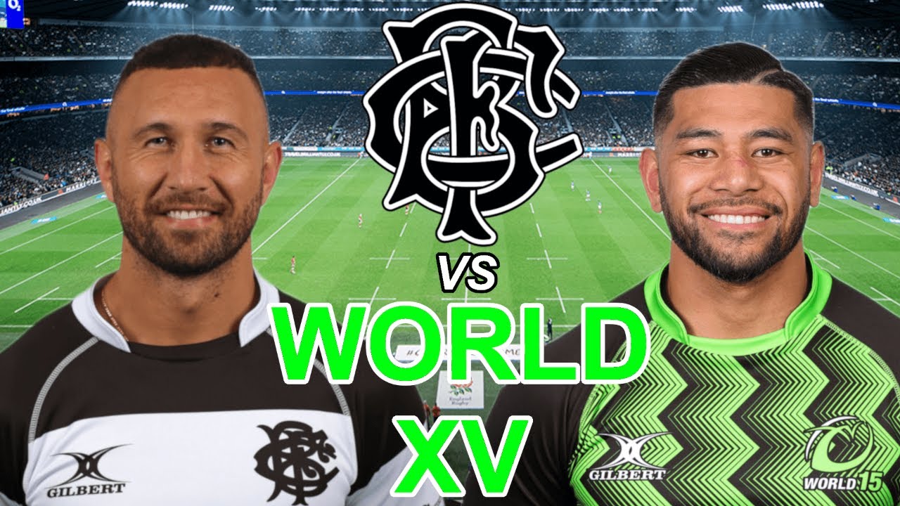 BARBARIANS vs WORLD XV 2023 Live Commentary