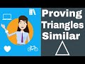 Geometry-Proving triangles are similar AA . SAS . SSS