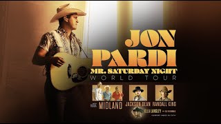 Jon Pardi Announces the Mr. Saturday Night World Tour