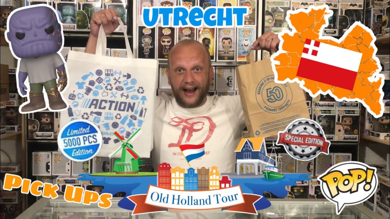 FUNKO POP SHOPLOG | Unboxing Pick Ups | Primark & Action | Tour NL - Utrecht