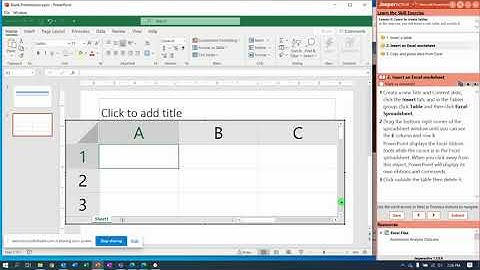 JA PPT Lesson 4 2 Inserting Tables
