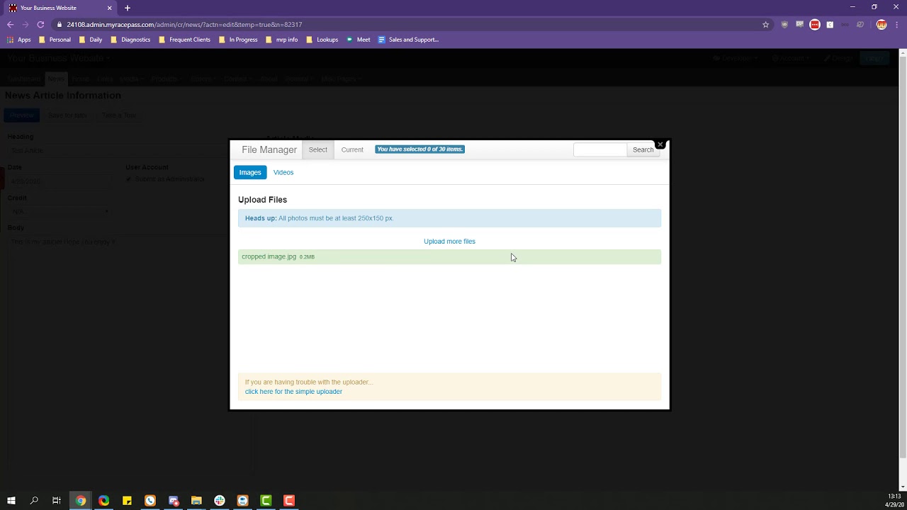 Adding News for Business Sites - YouTube