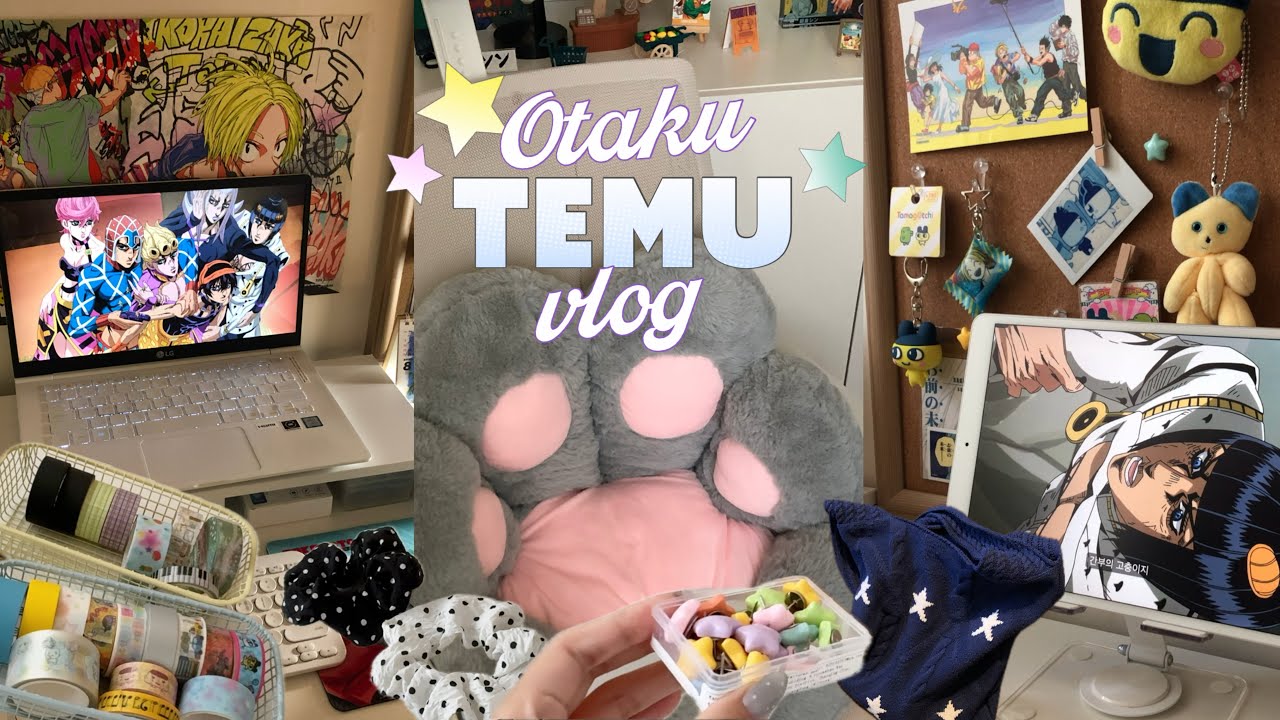 ✮ 실용템 잔뜩 담아본 테무깡 🛋️  ✮ 오타쿠 테무 브이로그 | 인테리어템 • 덕질소품 • 데스크테리어 • 택배깡 • otaku temu vlog
