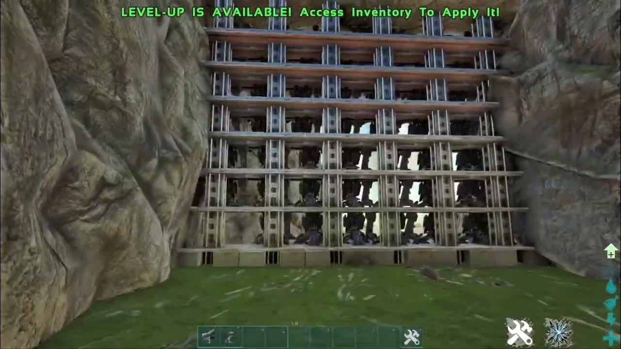 How to make a turret wall in ark YouTube