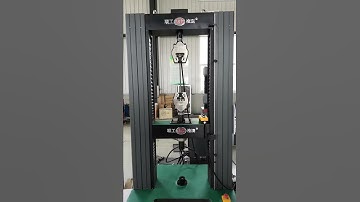 300KN universal testing machine performing tensile test