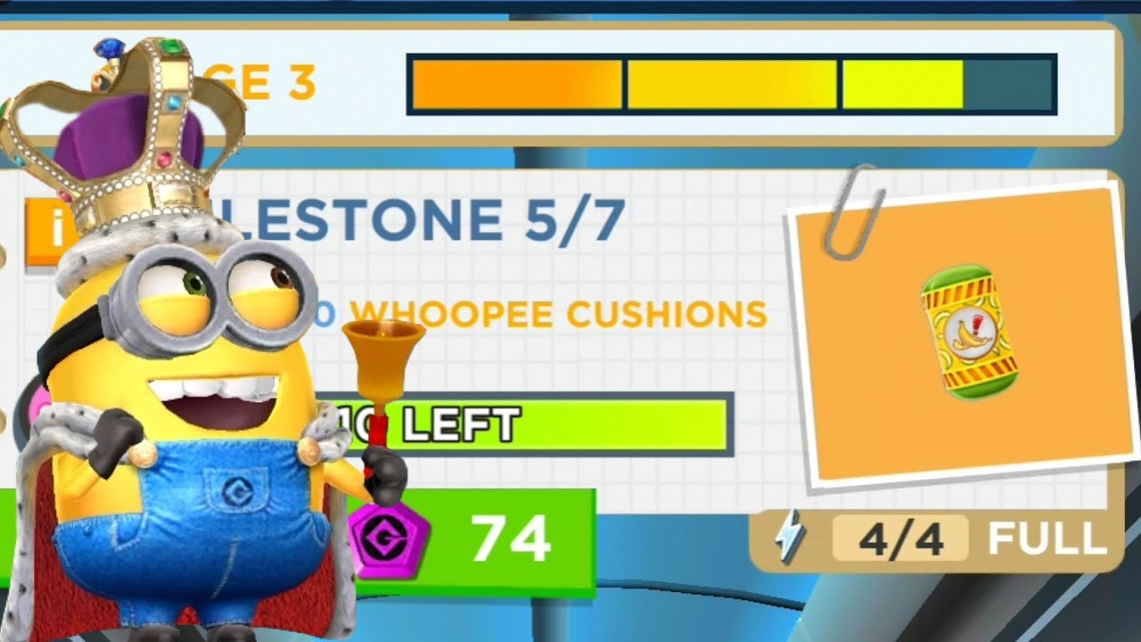 Minion Rush King Bob minion at April Fools' Day Prize Pod x5 opening