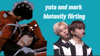 Yuta and Mark Moments (Yumark) | yuta and mark blatantly flirting