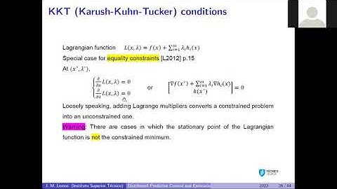 ECPD-L3 Optimization with constraints