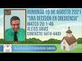 Escuela Dominical: &quot;Una decisión en Obediencia&quot;