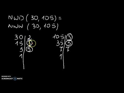 Wideo: Jaki jest najwyższy wspólny dzielnik 72 84 i 96?
