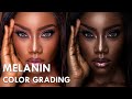 MELANIN SKIN TONE COLOR GRADING IN PHOTOSHOP