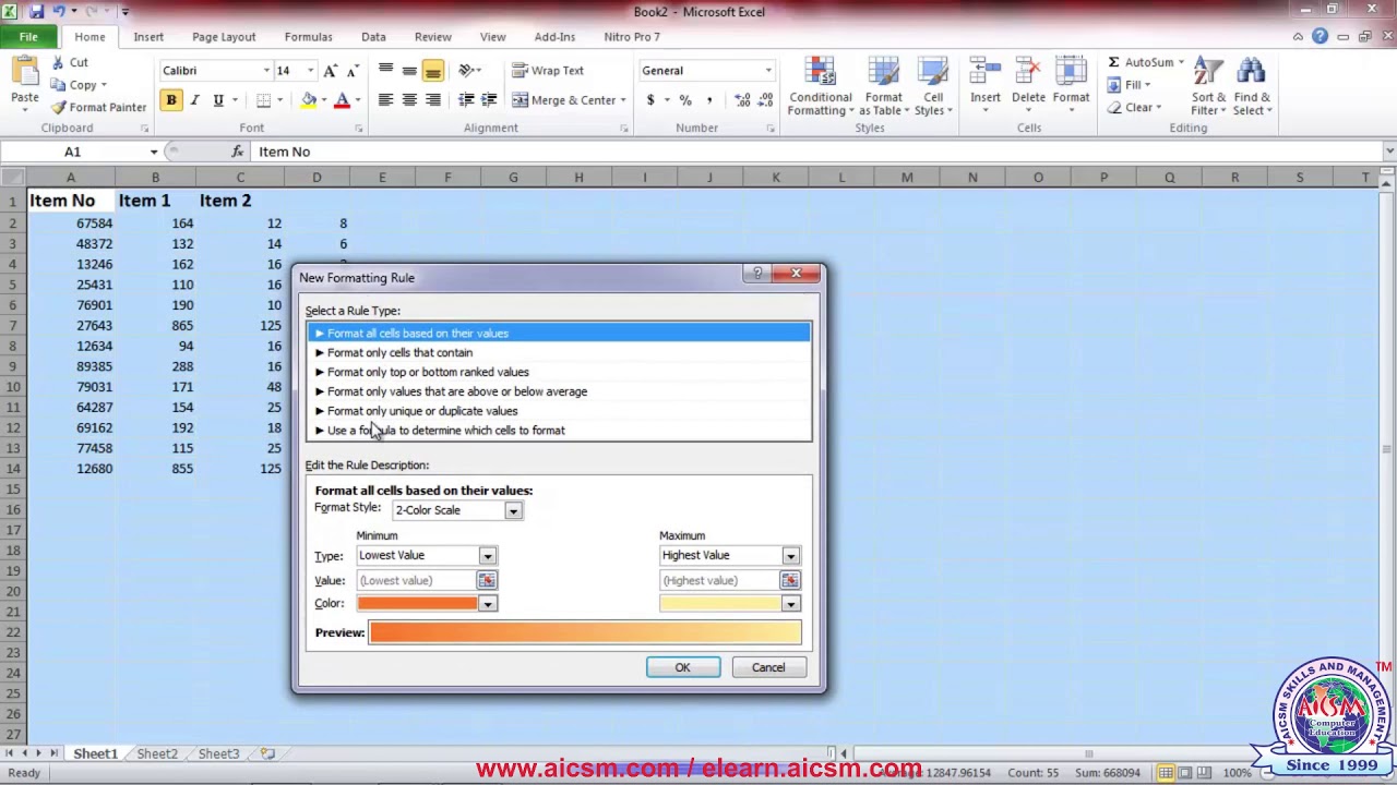 Mod Row Conditional Formatting 6 Conditional Formatting with Mod Functio - YouTube
