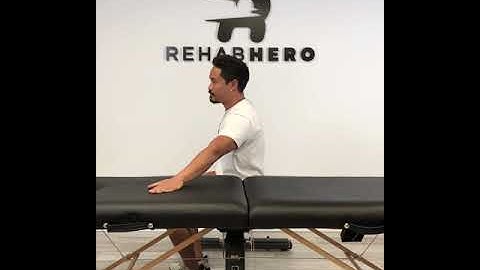 Shoulder Scaption Table Slide - Assisted range of motion exercise