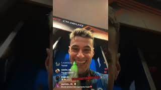 Scamacca Live in Instagram Dopo Alla Vittoria Della Europa League