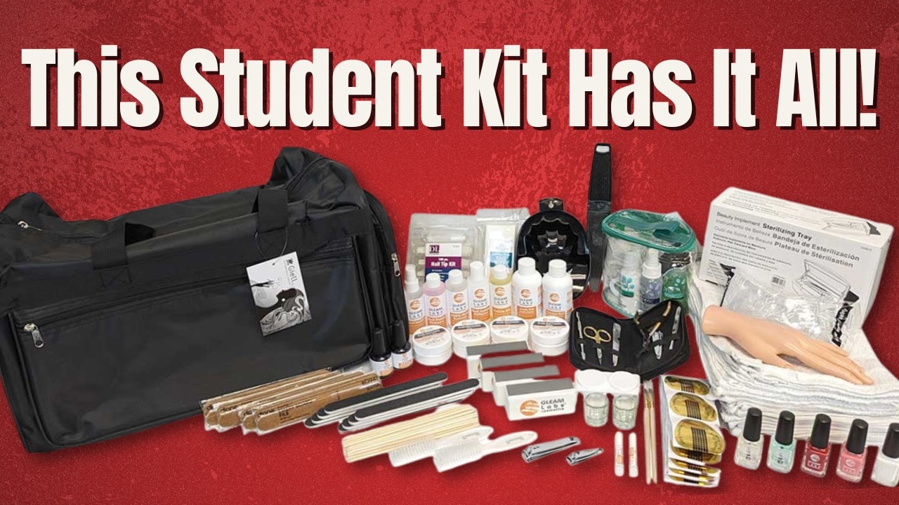 What is a Nail Tech Student Kit? | Deluxe Pro Nail Technology Kit