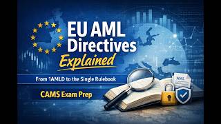 EU AML Directives Explained: From 1AMLD to the Single Rulebook | CAMS Exam Prep