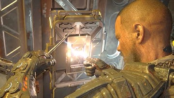 Callisto Protocol 42 SECTOR N114-99. PSYC BLOCK. MORGUE. BIOHAZARD STORAGE. INCINERATOR. ACCESS HALL