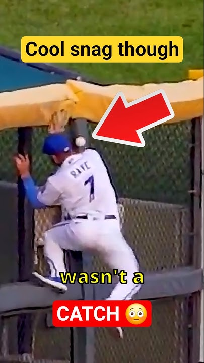 Did NOT have it the whole time! #baseball - YouTube