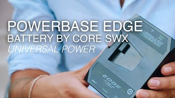 CoreSWX Powerbase EDGE | External Camera Battery (V-Lock, DC, P-TAP & USB)