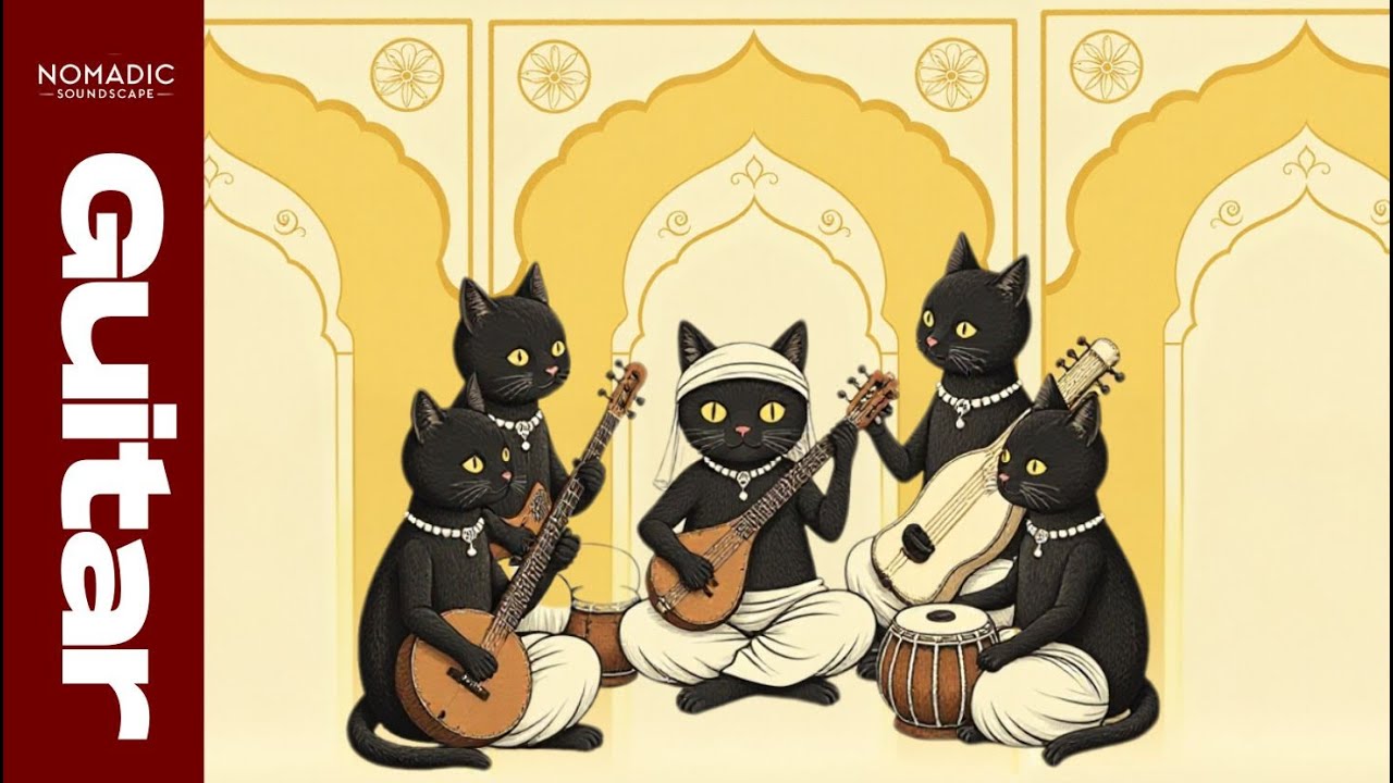 India Cats Jam 🎸 | Indian Rock & Jazz Beats with Guitar, Tabla & Bansuri | Tune in & Feel the Vibe