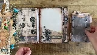 Grunge junk journal/scrapbook flipthrough (SOLD)