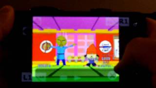 PaRappa the Rapper playing on my htc Evo using the psx4droid app screenshot 3