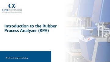 The Rubber Process Analyzer (RPA) Can Support Your Cost, Quality & Efficiency Goals