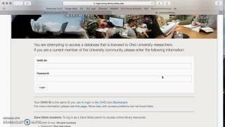 Zane State/Accessing online resources