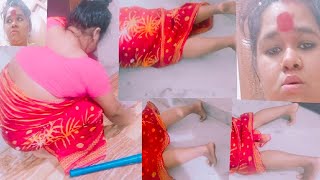 Night Deep Cleaning Vlog Floor Cleaning In Desi Style Bedroom Cleaning Vlog Indian Housewife