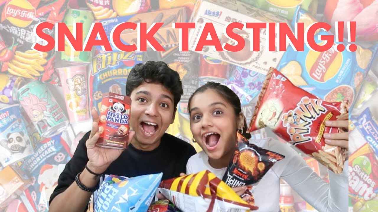 TRYING MY SUBSCRIBERS FAVOURITE INDIAN SNACKS FT. 