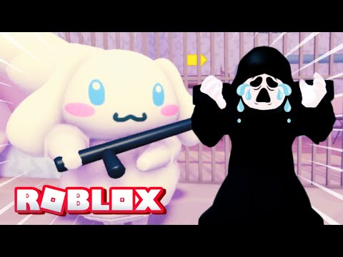 O ZAP FOI PRESO POR UM COELHÃO MALVADO (CINNAMOROLL'S PRISON RUN - ROBLOX) | ZAPBLOX