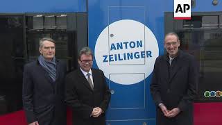 Special Tram Honours Nobel Prize Winner Zeilinger In Vienna
