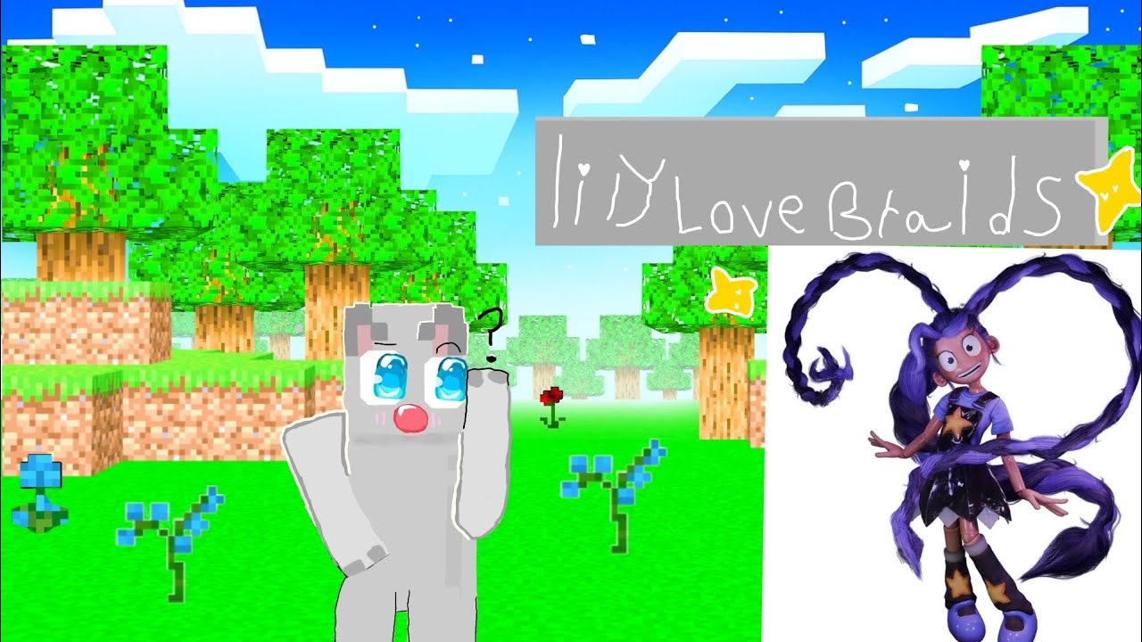 Cupcake Building Lily Lovebraids in Minecraft! 