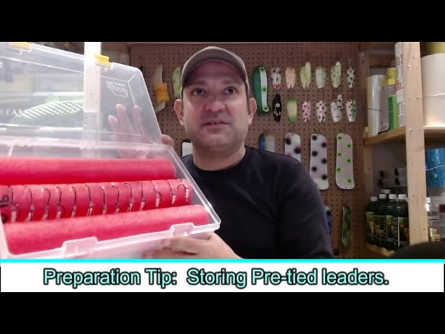 How-To Tip: Storing Pre-Tied fishing leaders #Salmon #Walleye