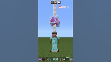 Build Diamond Statue 🗽 #shorts #minecraft #shortvideo