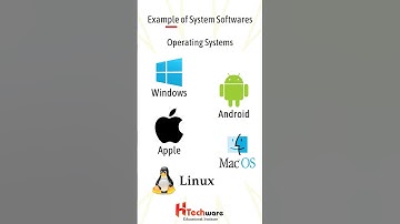 Types of software in computer