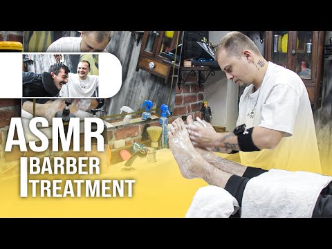 ASMR Feet Care + Back Massage | Best Barber Treatment You Can Never See Anywhere Else