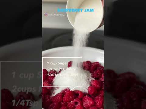 #Easy Raspberry Jam - just 3 ingredients #shorts #YoutubeShorts || Cooked by Sabeen