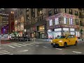 ⁴ᴷ⁶⁰ Evening Walk in Lower Manhattan, New York City During Rush Hour