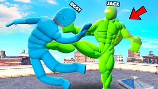 Ragdoll Fight Between Super Jack And Oggy In Overgrowth screenshot 5