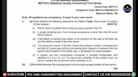 State whether the following statements are True or False. Give reason in supportof your answer:IGNOU