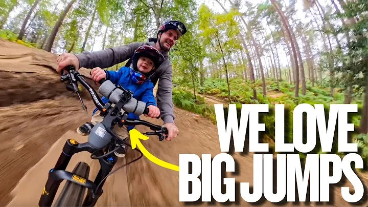 SENDING JUMPS WITH MY 2 YEAR OLD SON!!