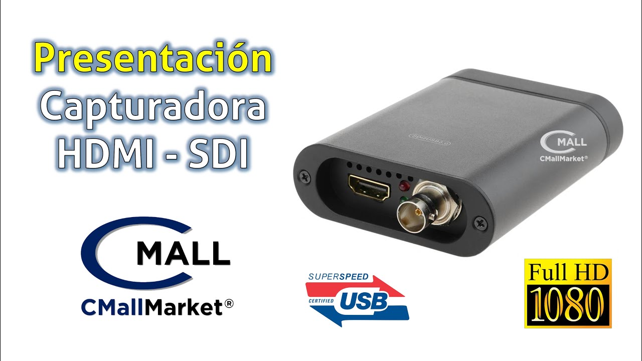 Capturadora HDMI SDI a USB Grabacion, Streaming, Broadcast (Profesional)  VENTAS COLOMBIA 3165156942 