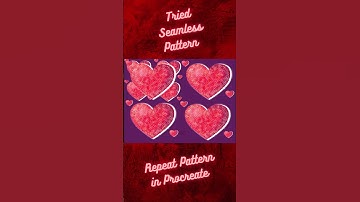 Easy Seamless Pattern in Procreate | Used Gradient effect to check colour variations