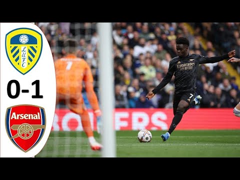 HIGHLIGHTS LEEDS UNITED 0 1 ARSENAL  DRAMATIC VAR FINALE IN PREMIER LEAGUE