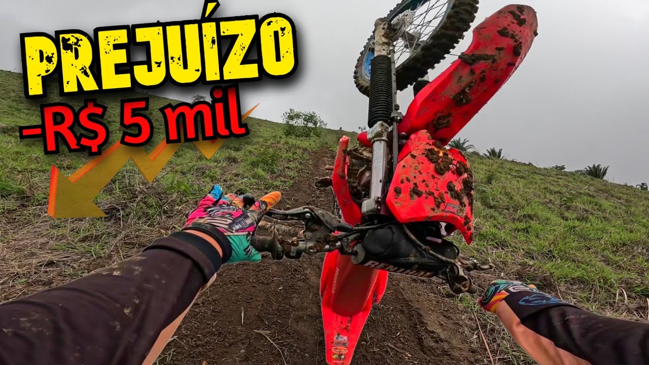 Descobri o que NÃO FAZER na Trilha de moto!