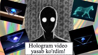 Hologram video qanday yasaladi? [] Hayratdaman 😳