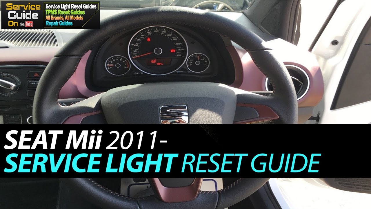 SEAT Mii Service Light Reset YouTube