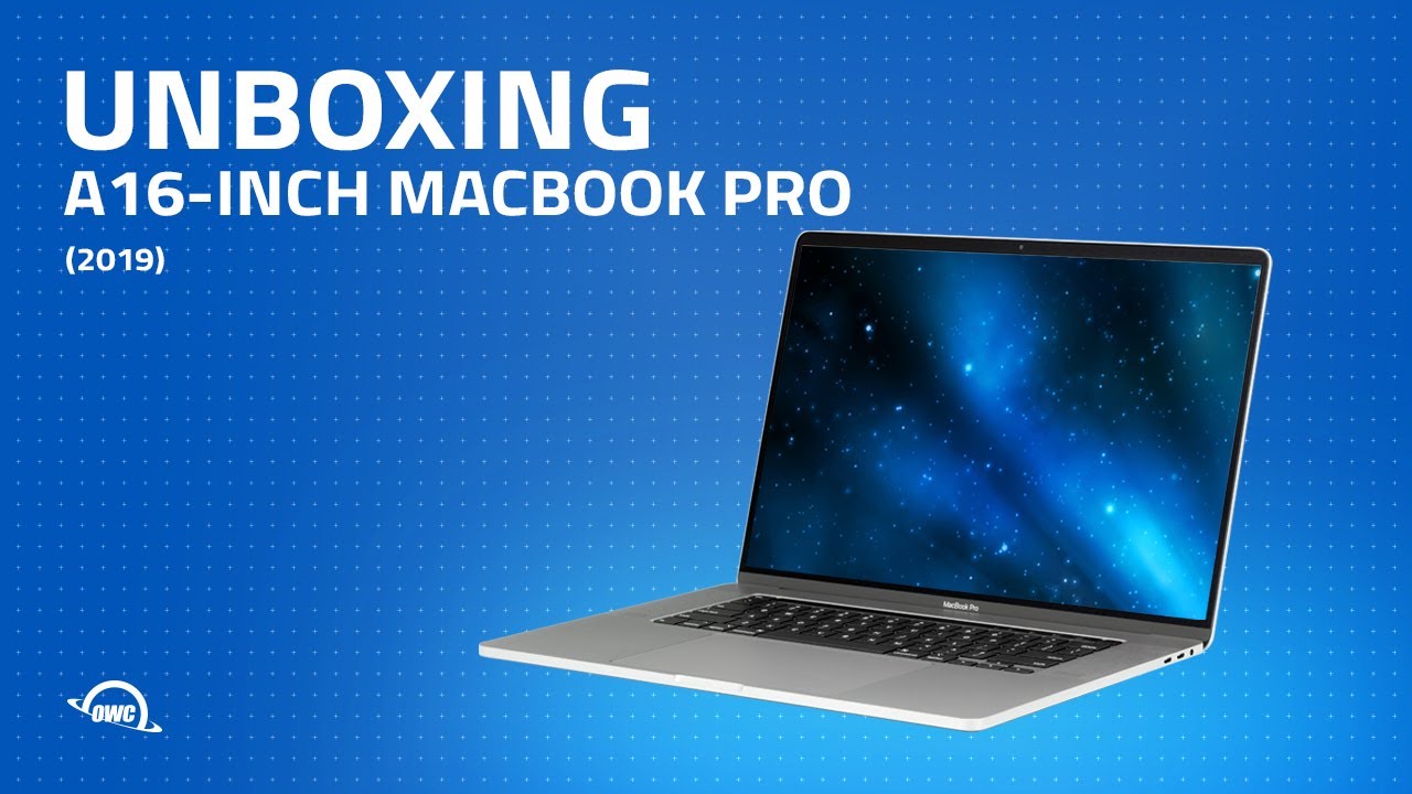 Unboxing the 2019 16-inch MacBook Pro with Touchbar MacBookPro16,1